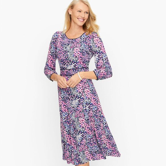 Talbots Dresses & Skirts - Floral Garden Fit & Flare Dress